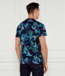 Футболка мужская Versace Jeans Couture хлопковая с принтом, синий - фото 3