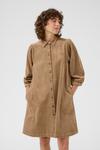 Платье-рубашка Part Two, бежевый - фото 2