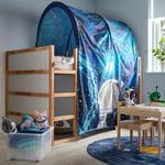Балдахин для детской кровати Ikea Kura Space, синий/мультиколор - фото 5