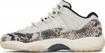 Кроссовки Air Jordan 11 Retro Low GS Light Bone Snakeskin, серый - фото 3