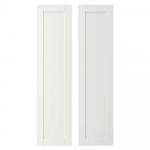 Дверь для шкафа Ikea Smastad 30X120 см, белый с рамой - фото