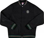 Куртка Supreme x Lacoste Wool Varsity Jacket 'Black', черный - фото