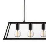 Подвесной светильник 90x100x20 см, черный - фото 2