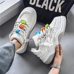 BINGO DUCK Кроссовки для скейтбординга Mid Top Coverage мужские белые, цвет White - фото 3