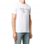 Футболка с принтом логотипа GIORGIO ARMANI, белый - фото 5