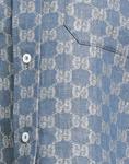 Джинсовая рубашка Gucci, синий - фото 4