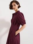 Текстурированное платье-миди Yasmine Phase Eight, Burgundy - фото 5