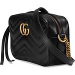 Сумка Gucci GG Marmont Matelassé Mini, черный - фото 4