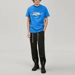 Футболка с акулой Palm Angels, синий - фото 2