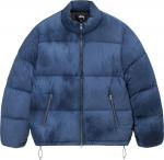 Пуховик Stussy Recycled Nylon Down Puffer 'Washed Navy', синий - фото 2