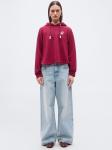 Marc Cain Толстовка в темно-красном цвете - фото 4