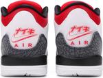 Кроссовки Air Jordan 3 SE-T GS Fire Red Japan Exclusive, белый - фото 6