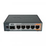 Маршрутизатор MikroTik hEX PoE, RB960PGS, чёрный - фото 2