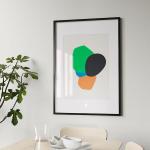 Рамка Ikea Rodalm, 70х100 см, черный - фото 2