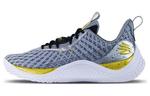 Кроссовки Under Armour Curry 10, синий/черный/белый/желтый - фото