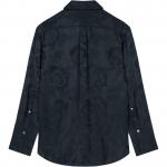 Рубашка с пионами KENZO, черный - фото 4