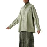 C Collection FW24 рубашка Unisex UNIQLO, зеленый - фото 3