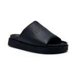 Кожаные тапочки Inuikii, черный - фото