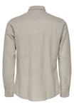 Рубашка Onscaiden Solid Only & Sons, бежевый - фото 4