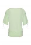 Блуза LASCANA RUNDHALS, Lime/Light Green - фото 2