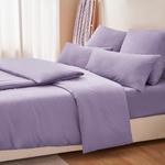 Комплект постельного белья RUIKASI, 4 предмета, 135х200/80x80, лавандовый - фото 5