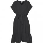 Платье Gap Tall Tie Waist, черный - фото