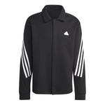 Куртка Adidas Future Icons 3-Stripes Coaches Jacket 'Black', черный - фото
