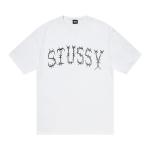 Футболка Stussy Barb Tee 'White', белый - фото