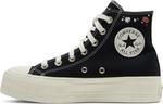 Кроссовки Converse Wmns Chuck Taylor All Star Lift Platform High Embroidered Floral - Black, черный - фото 3