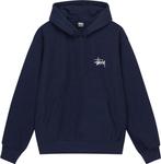 Худи Stussy Basic Hoodie 'Navy', синий - фото 2