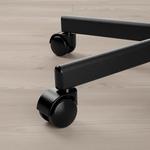 Рабочий стул + подушка Ikea Eldberget/Malskar, темно-серый/черный - фото 4