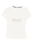 Хлопковая футболка LIU JO, белый - фото
