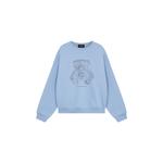 Свитшот с медведем-программистом WE11DONE, синий - фото