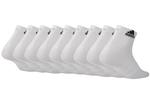 Унисекс баскетбольные носки Adidas, белые, 6 пар - фото 2
