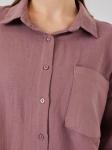 Bigdart Рубашка в цвете Mauve - фото 6