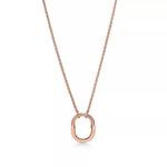 Кулон с цепочкой Tiffany & Co. Small, розовое золото - фото