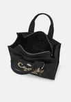 Сумка-тоут Coach текстильная с вышивкой, черный - фото 3