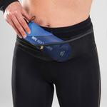 Леггинсы для бега Trail Emboss женские черный/бронзовый EVADICT, черный - фото 9