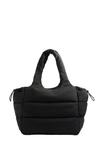 Сумка-шоппер OYSHO PADDED SHOPPER, Black - фото 3