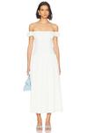 Платье макси с заниженной талией Augusta Caroline Constas, Antique White - фото