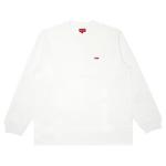 Лонгслив Supreme Small Box Long-Sleeve Tee 'White', белый - фото