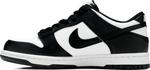 Кроссовки Nike Dunk Low GS 'Black White', черный - фото 4