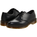 Оксфорды 1461 Vegan 3-Eye Gibson Dr. Martens, черный - фото