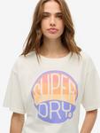 Футболка оверсайз neon rainbow Superdry, белый - фото 2