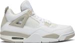 Кроссовки Wmns Air Jordan 4 Retro Sand, белый - фото