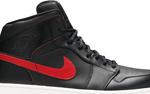 Кроссовки Air Jordan 1 Retro Mid Black Team Red, черный - фото 2