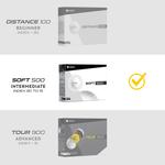 Мячи для гольфа Soft 500 12 штук желтые INESIS, неоново-желтый - фото 6