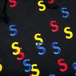 Толстовка Supreme Embroidered S Hooded Sweatshirt 'Black', черный - фото 3