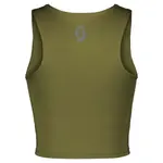 Женский топ для бега CROP ENDURANCE Scott, зеленый - фото 2