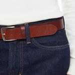 Ремень H&M Leather, коричневый - фото 5